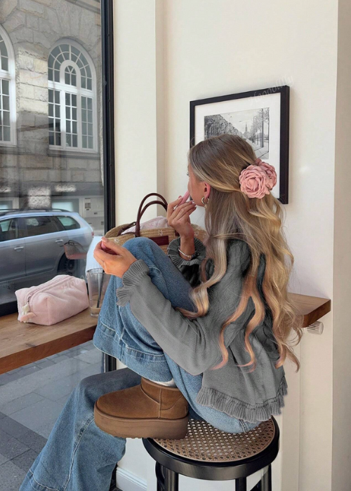 Cardigan Eloria gris