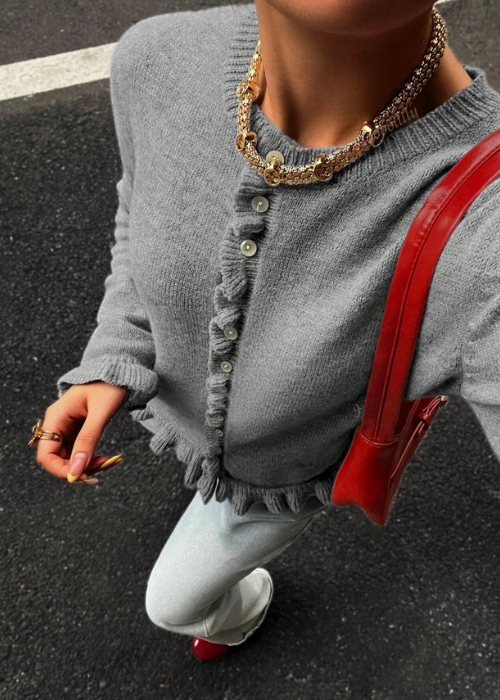 Cardigan Eloria gris