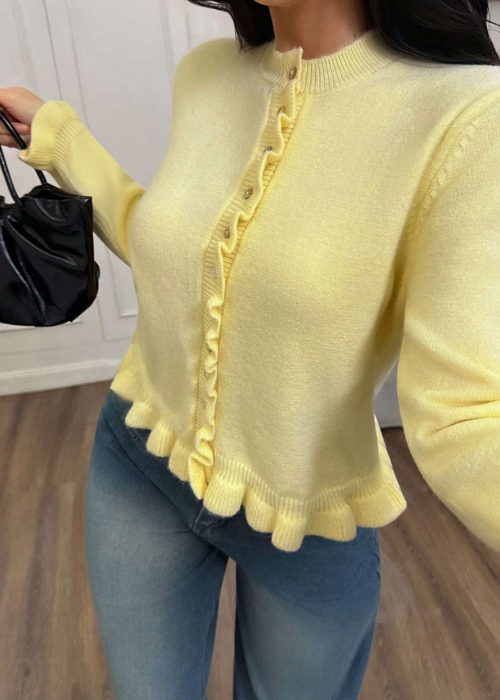 Cardigan Eloria jaune