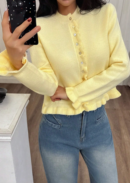 Cardigan Eloria jaune