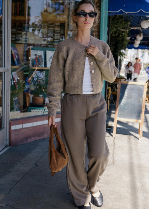 Hafney Cardigan brown