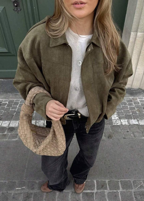 Perla jacket Khaki