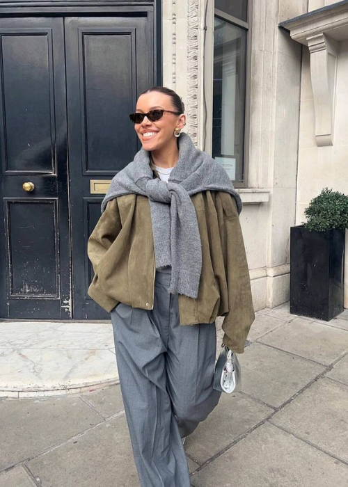 Perla jacket Khaki