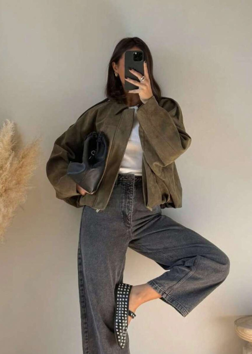 Perla jacket Khaki