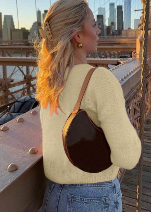 Lyra Knit cardigan yellow