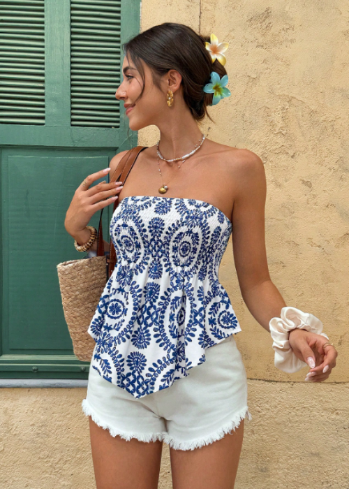 Azura Top blue