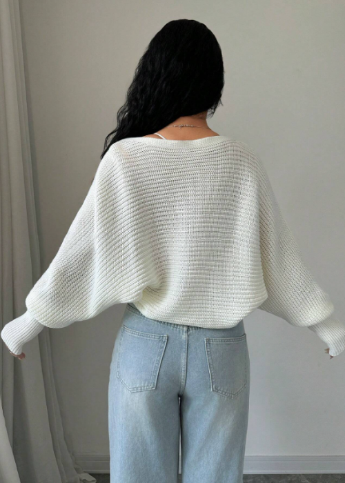 Amanda Knit White