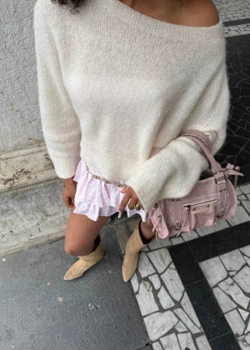Ivorya Knitted sweater cream